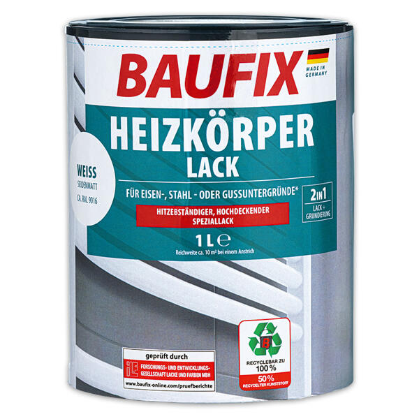 Heizkörper Lack 2in1