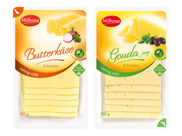 MILBONA Käse in Scheiben