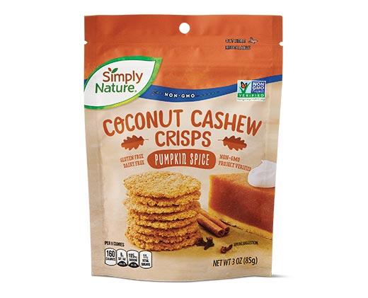Simply Nature 
 Fall Coconut Cashew Crisps Assorted Varieties
