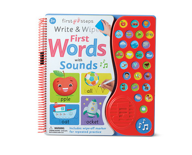 First Steps Write-and-Wipe Sound Books