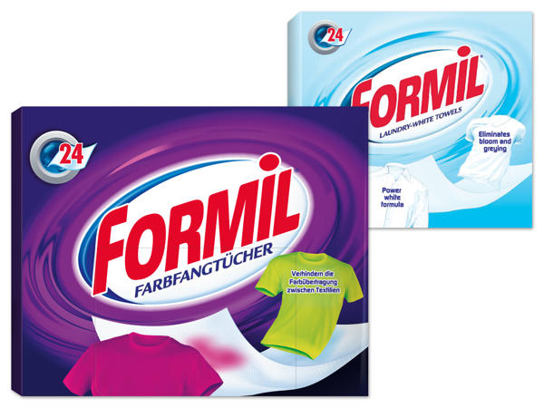 FORMIL Farbfang-Tücher/ Wäsche-Weiß-Tücher