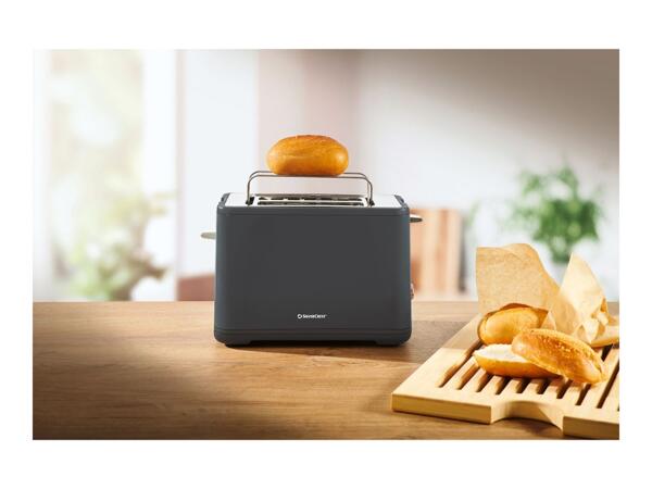 Silvercrest Grey 2-Slice Toaster