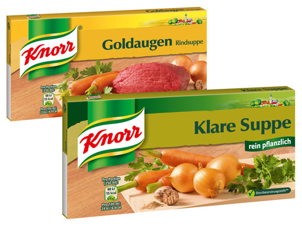 KNORR Goldaugen Rindsuppe oder Klare Suppe