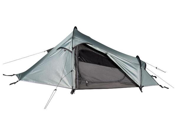 Trekingový stan pro 2 osoby aqua grey