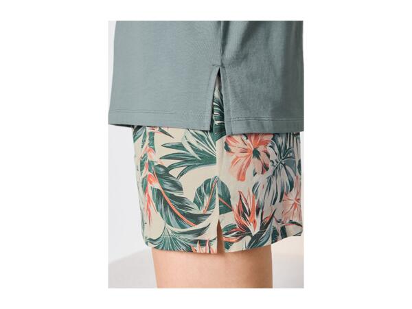 Ladies' Blue Short Pyjamas