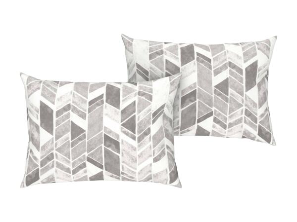 LIVARNO HOME(R) Pudebetræk af mikrofibersatin 2-pak