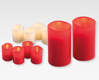 Bougies LED en cire véritable OVITEC(R)