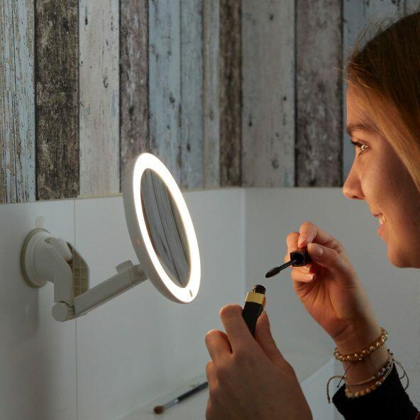 Miroir visage à LED