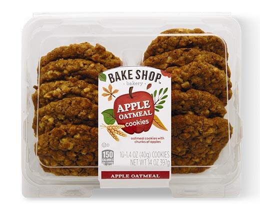 Bake Shop 
 Apple Oatmeal or Pumpkin Pecan Cookies