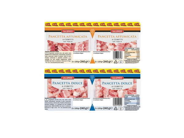 Mild or Smoked Bacon Cubes