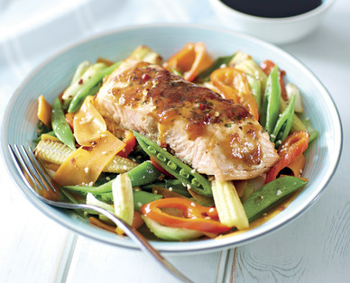 2 Specially Selected Scottish Salmon Fillets – Ginger, Chilli and Soy