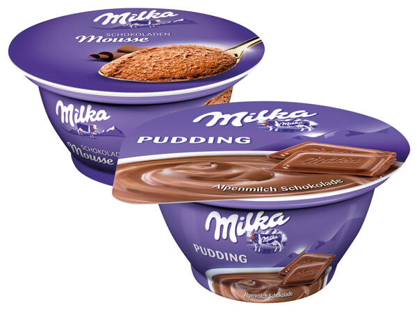 Milka Mousse oder Pudding