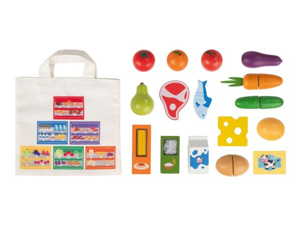 Playtive Picnic/Shopping Bag with Food/Breakfast Playset