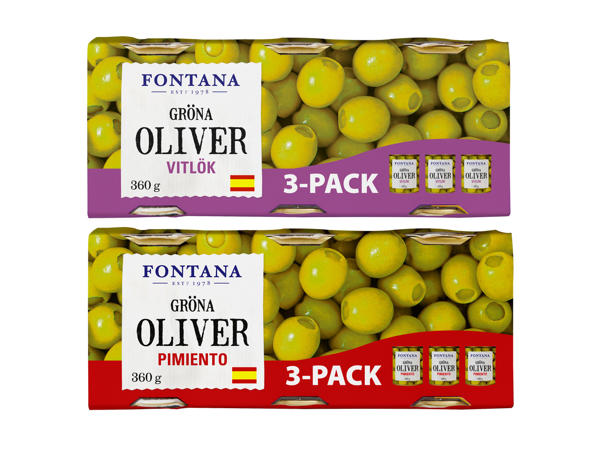 FONTANA OLIVER, 3-PACK