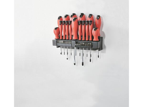 Screwdriver and bit set, 37 pieces