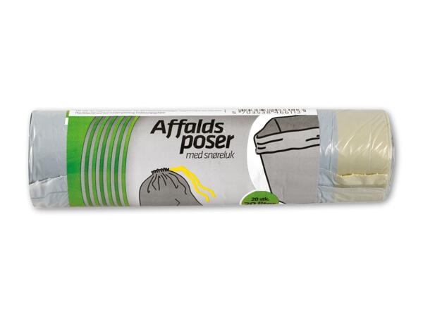 SKRALD-LET Affaldsposer med snøreluk