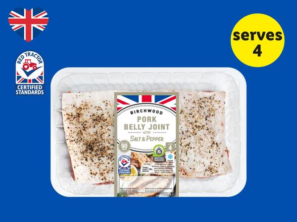 Birchwood British Pork Belly Joint with Salt & Pepper
