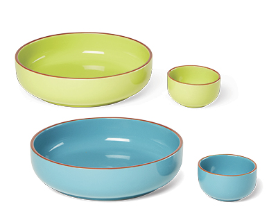 COLOURED SERVINGWARE