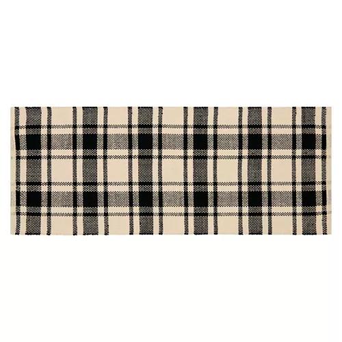 24" x 60" Handwoven Runner - Woodland Black