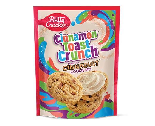 Betty Crocker 
 Cookie Mix Cinnamon Toast Crunch or Reese's Pieces
