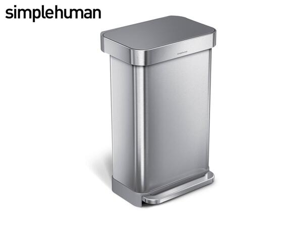 Simple Human 45L Stainless Steel Pedal Bin