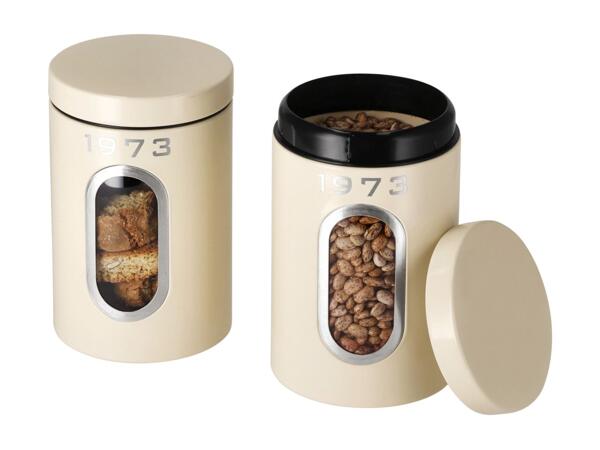 Silvercrest Beige Storage Container Set - Set of 2