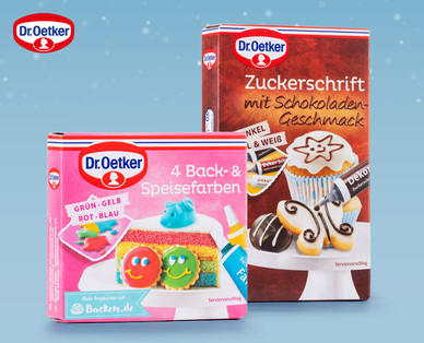 DR. OETKER Zucker-/Speisefarben