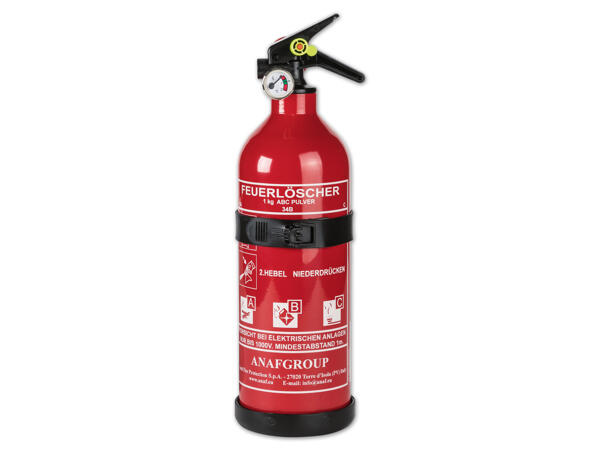 ANAF Group(R) Dauerdruck Feuerlöscher, 1 kg