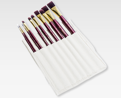Set di pennelli per artisti, 10 pezzi