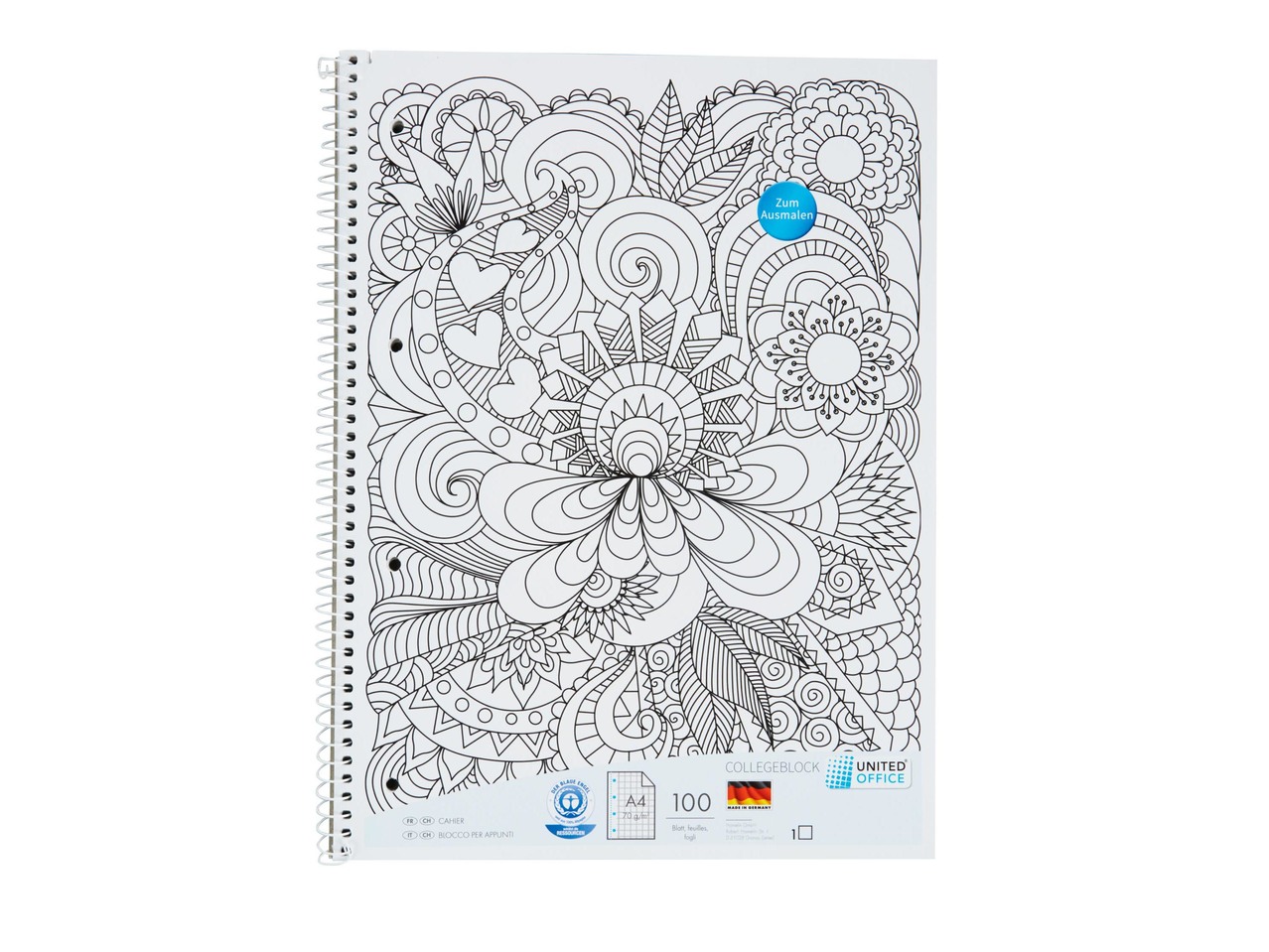 Spiral Notepad A4