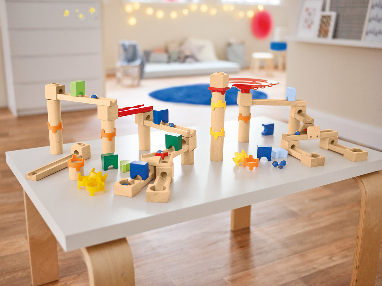 Playtive Junior Wooden Marble Run1