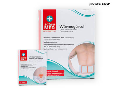 Patchs chauffants spéciaux ACTIVE MED