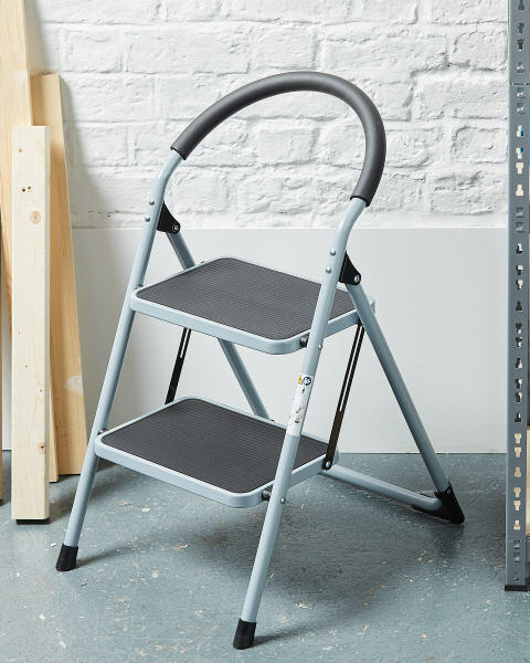 2 Step Stool Grey