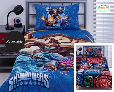 REVERSIBLE LICENSED QUILT COVER SET – SINGLE SIZE
