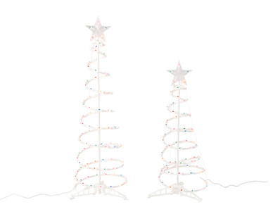 Huntington Home Light-Up Spiral Tree Set