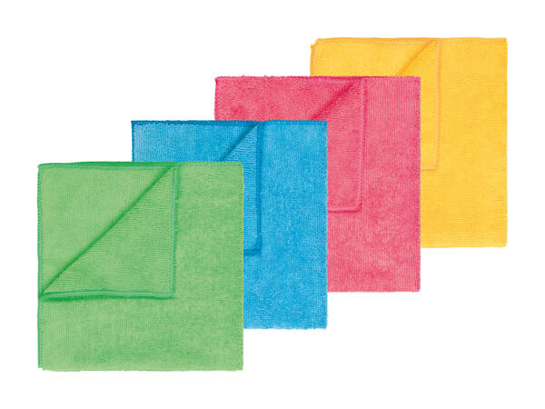 Chiffons universels en microfibre XXL, lot de 4
