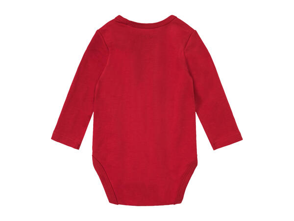 Lupilu Baby Long-Sleeve Bodysuits - Pack of 3