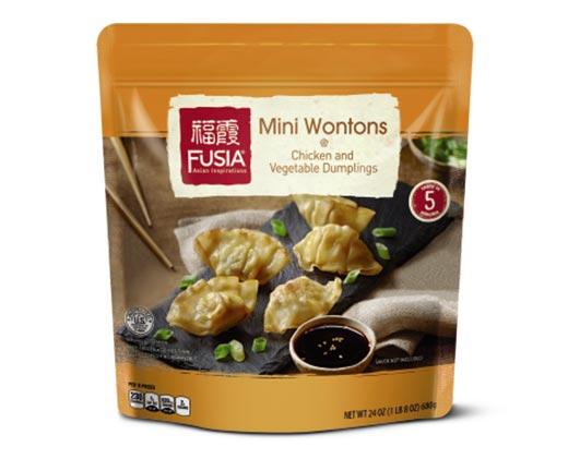 Fusia Asian Inspirations 
 Mini Wontons Pork or Chicken