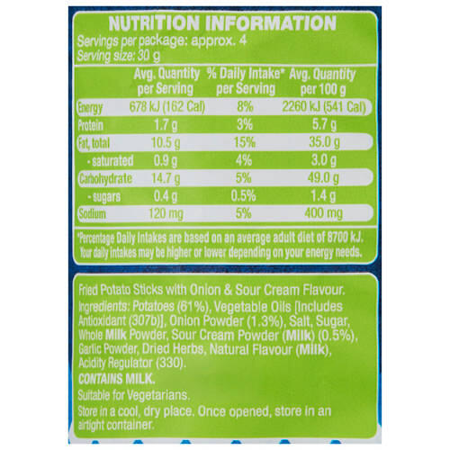 Potato Sticks 125g