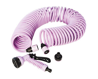 Coiled Garden Hose Set 15m