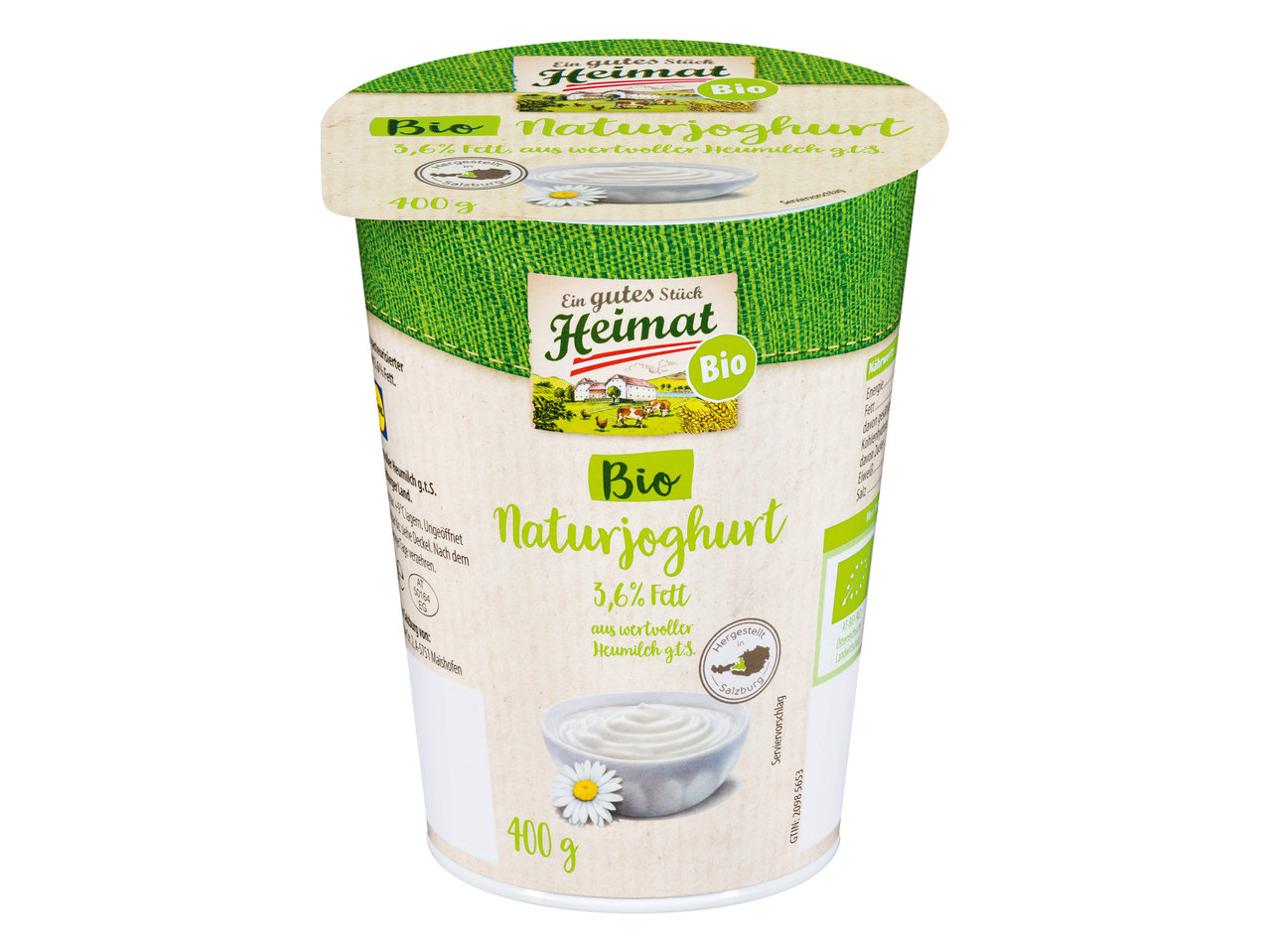 EIN GUTES STÜCK HEIMAT Bio Heumilch Naturjoghurt