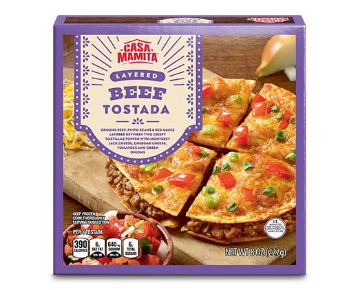 Casa Mamita Beef or Chicken Layered Tostada