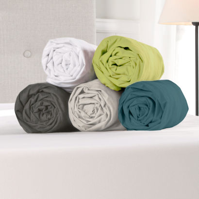 Drap-housse en flanelle, 1 pers.