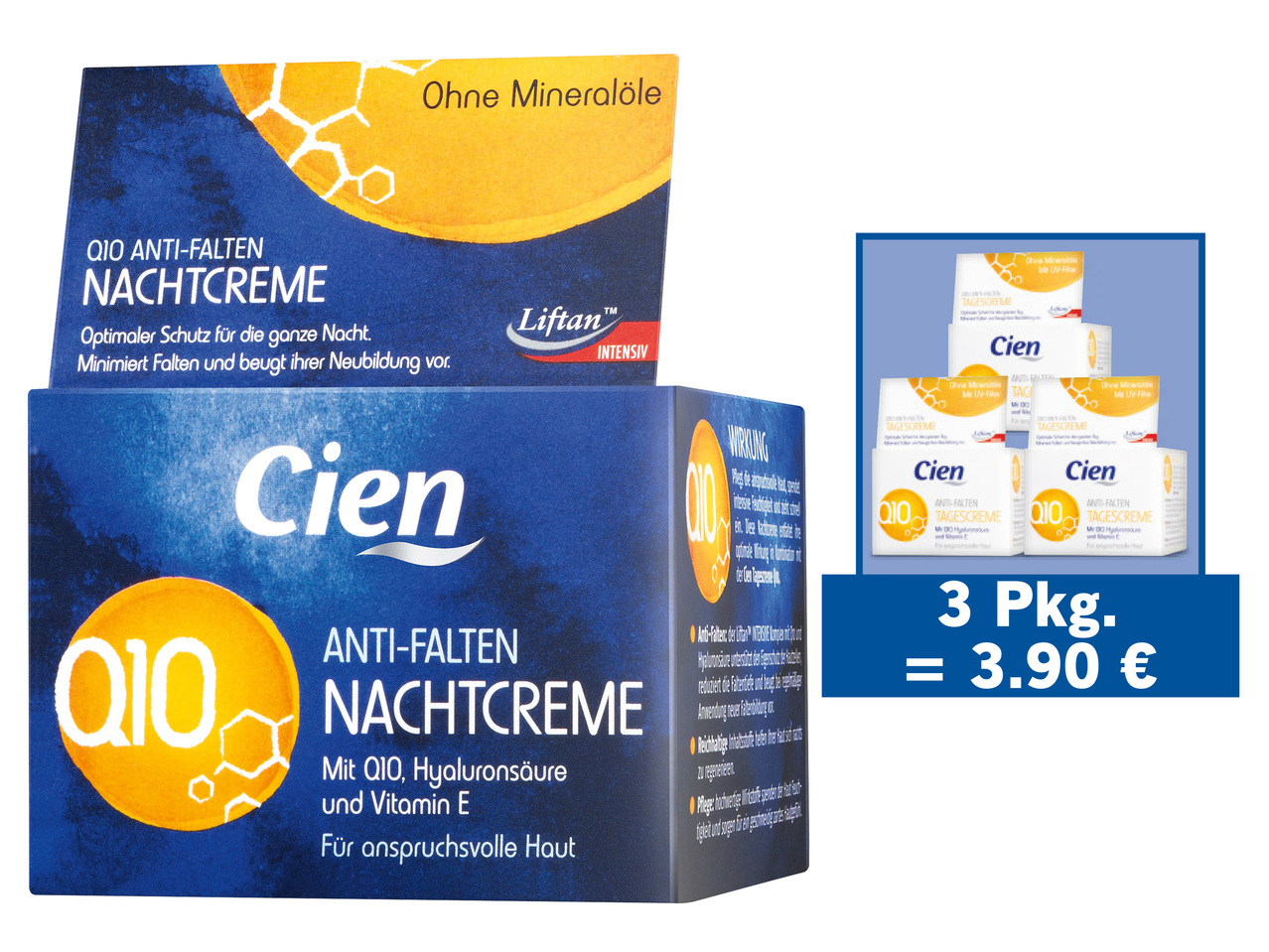 CIEN Anti-Falten Nacht-oder Tagescreme
