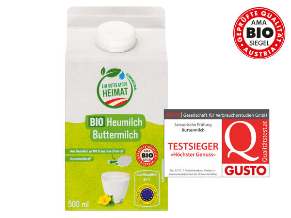Bio Heumilch Buttermilch