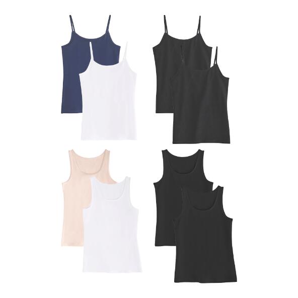UP2Fashion(R) 				Maillot de corps pour femmes, 2 pcs