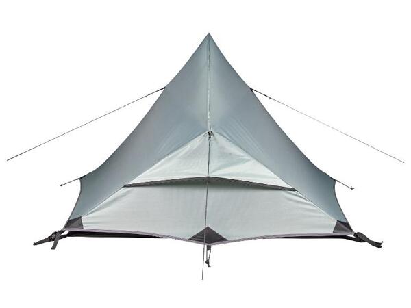 Trekingový stan pro 2 osoby aqua grey