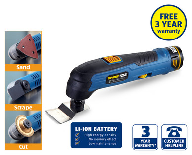 12V Li-Ion Cordless Multifunction Tool