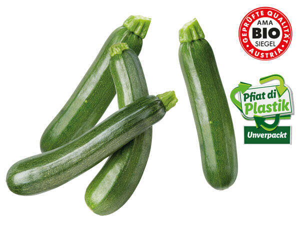 Bio Zucchini aus Oberösterreich