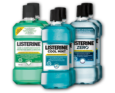 Solution pour bain de bouche LISTERINE(R)